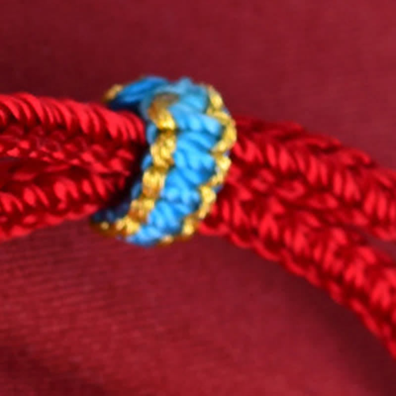 Hand-Woven Red String Chinese Knotting Luck Bracelet