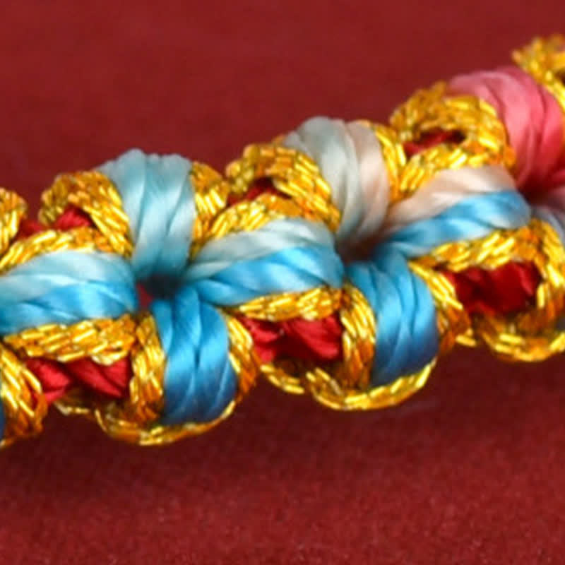 Hand-Woven Red String Chinese Knotting Luck Bracelet