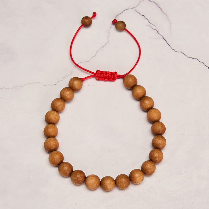 Sandalwood grounding Tibetan Sandalwood Beads Wrist Mala