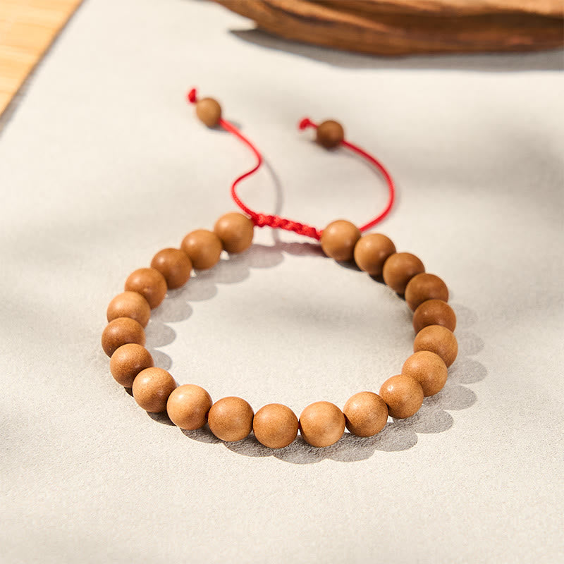 Sandalwood grounding Tibetan Sandalwood Beads Wrist Mala