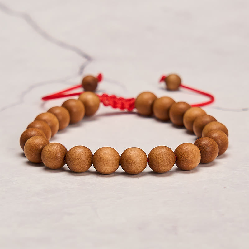 Sandalwood grounding Tibetan Sandalwood Beads Wrist Mala