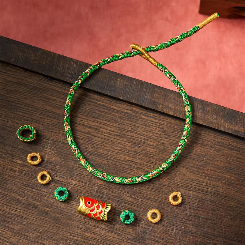 Koi Fish Luck Hand-Woven String Bracelet