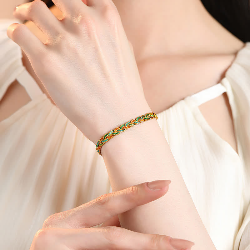 Hand-Woven Colorful Red String Luck Braided Bracelet