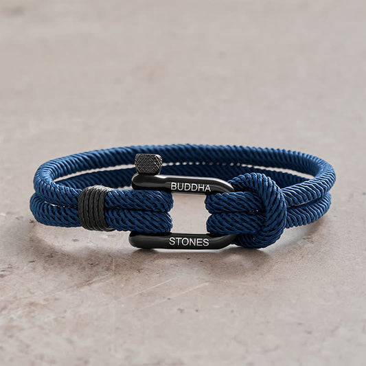 Titanium Steel Shackle Rope Strengthen Bracelet