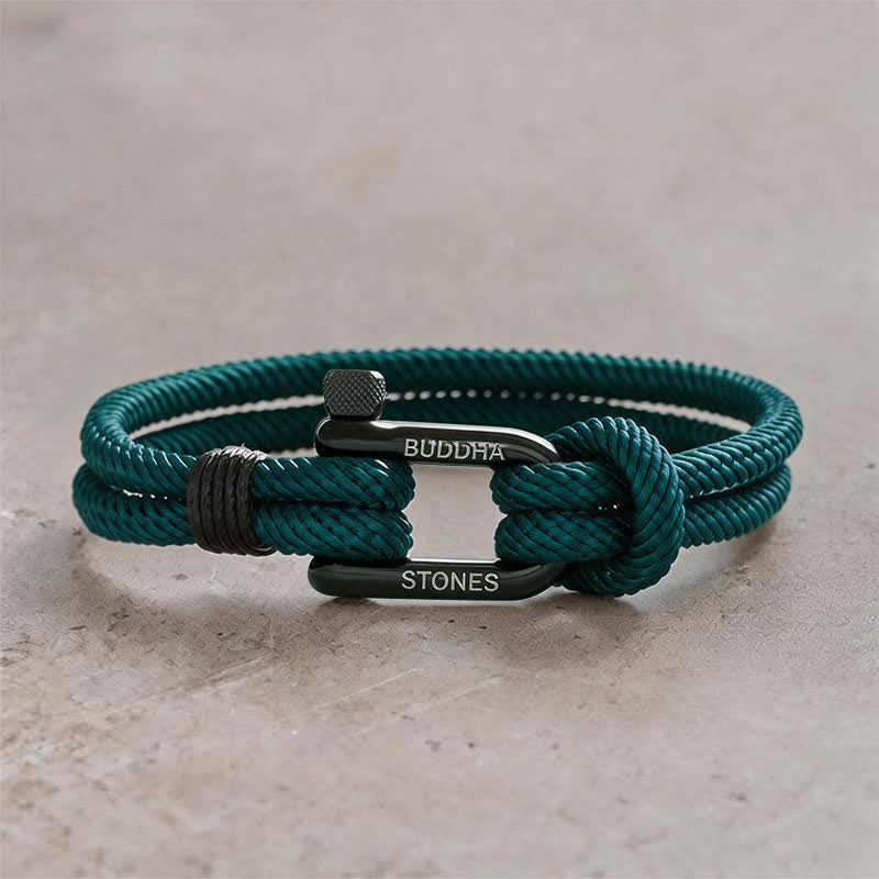 Titanium Steel Shackle Rope Strengthen Bracelet