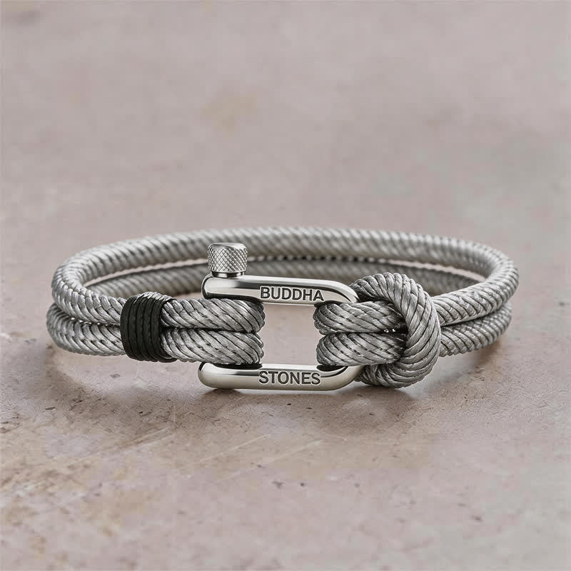 Titanium Steel Shackle Rope Strengthen Bracelet