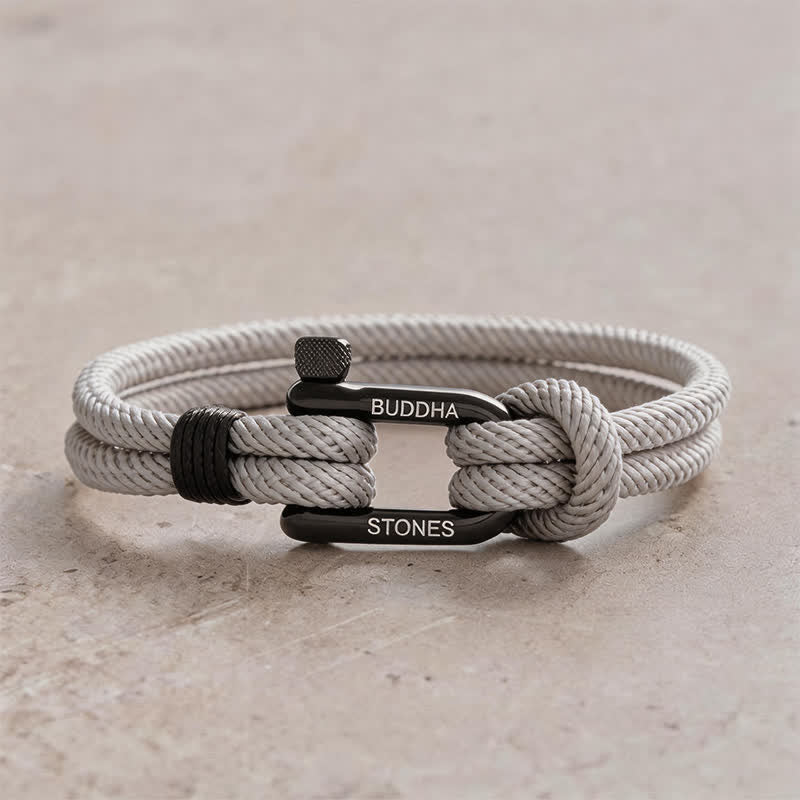 Titanium Steel Shackle Rope Strengthen Bracelet