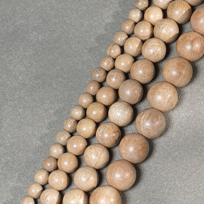 Natural Camphor Wood Perseverance 108 Bead Mala