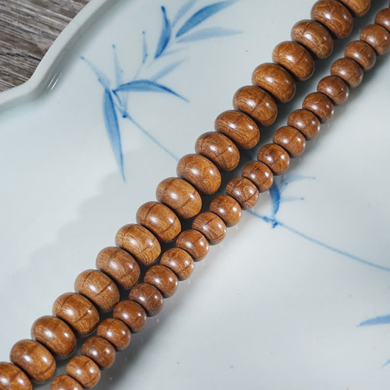 Natural Abelia Biflora Wood Protection 108 Bead Mala