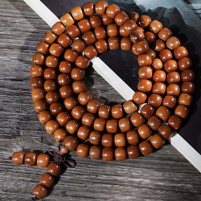 Natural Jujube Wood 108 Bead Mala