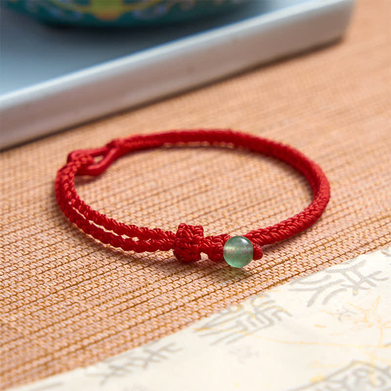 Green Aventurine Red String Balance Bracelet