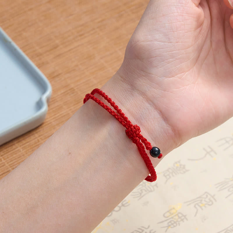 Green Aventurine Red String Balance Bracelet