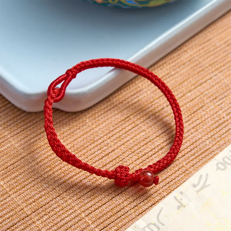 Green Aventurine Red String Balance Bracelet