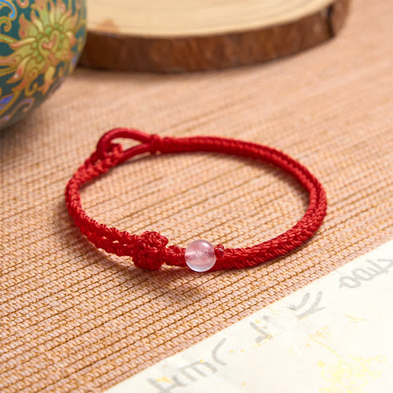 Green Aventurine Red String Balance Bracelet