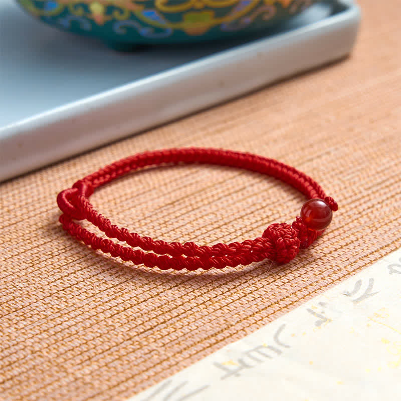 Green Aventurine Red String Balance Bracelet