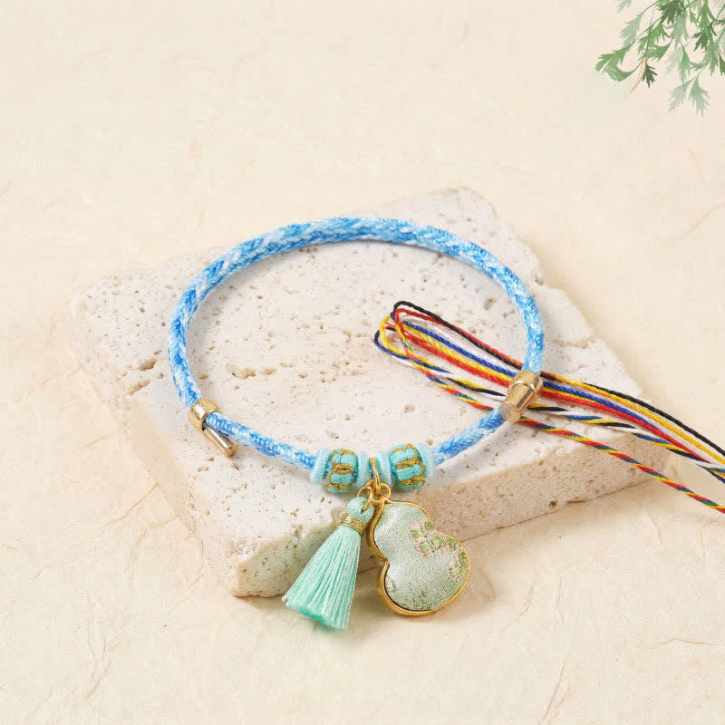 Five Color Red String Song Brocade Gourd Protection Bracelet