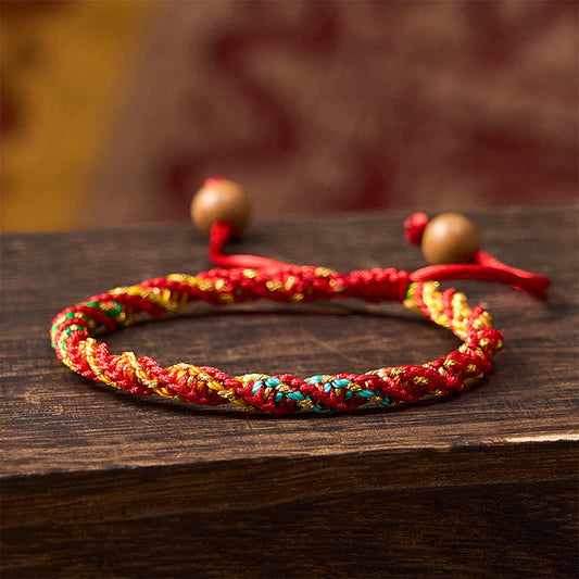 Colorful String Grounding Vintage Ethnic Bracelet