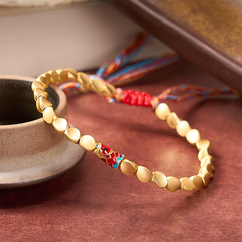Copper Koi Fish Success Vintage Ethnic Bracelet