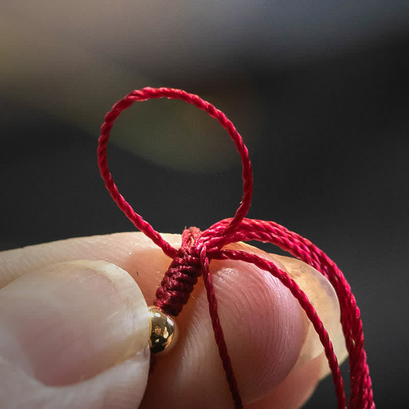 Hand Woven Colorful Red String Protection Tibetan Adjustable Bracelet