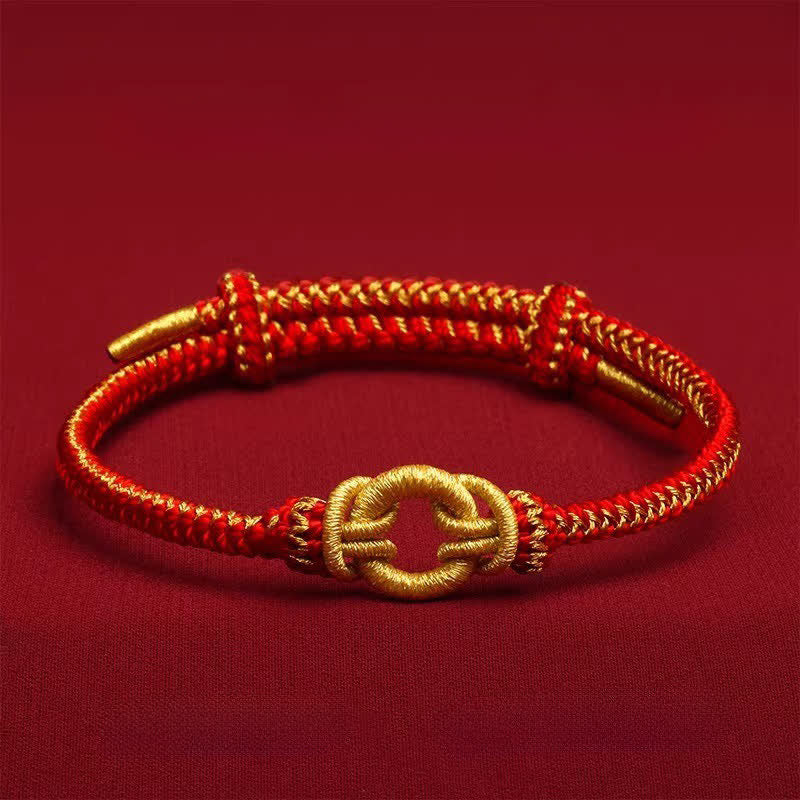 Red String Chinese Zodiac Luck Braided Knot Bracelet