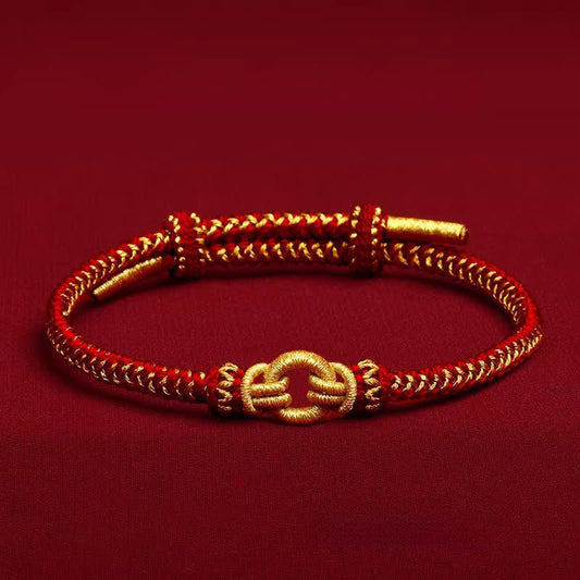 Red String Chinese Zodiac Luck Braided Knot Bracelet