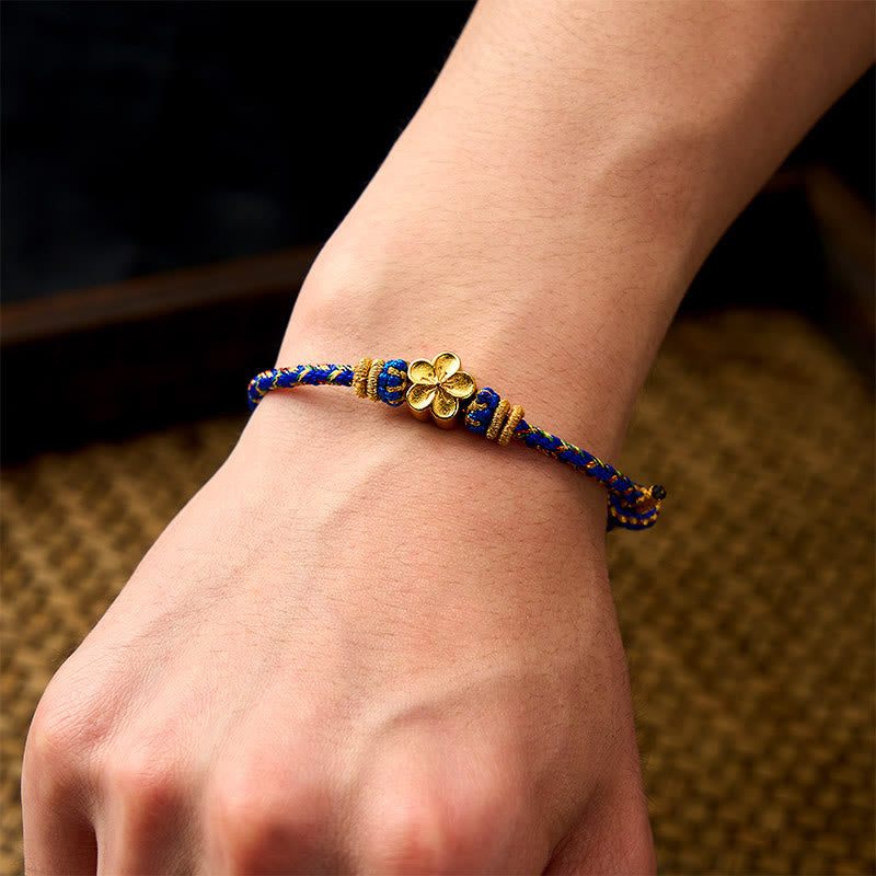 Hand-Woven String Om Mani Padme Hum Peace Bracelet