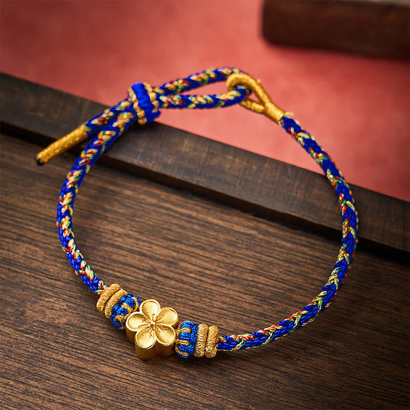 Hand-Woven String Om Mani Padme Hum Peace Bracelet
