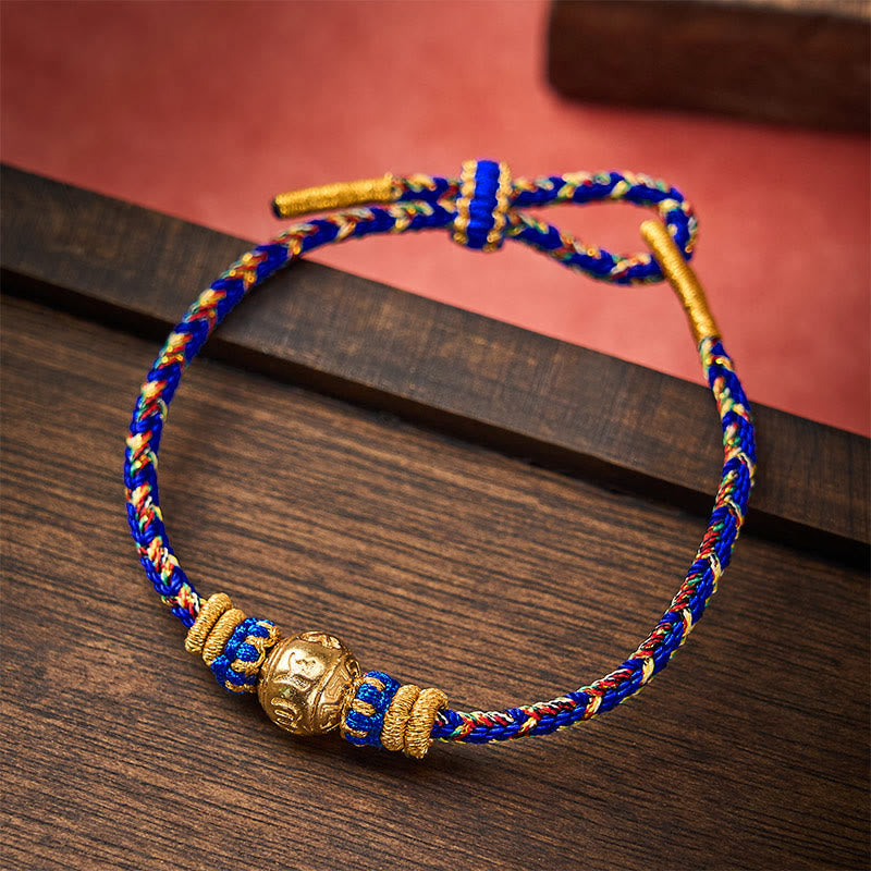 Hand-Woven String Om Mani Padme Hum Peace Bracelet