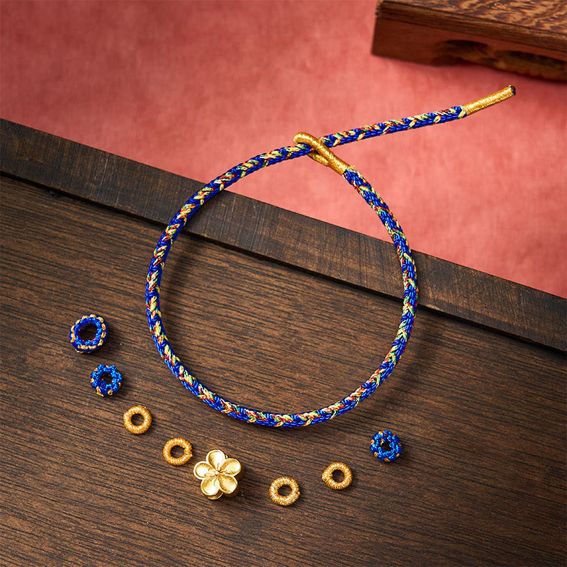 Hand-Woven String Om Mani Padme Hum Peace Bracelet