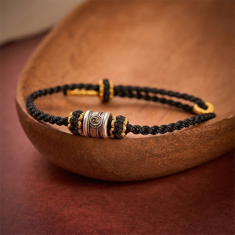Copper Yin Yang Red String Harmony Bracelet