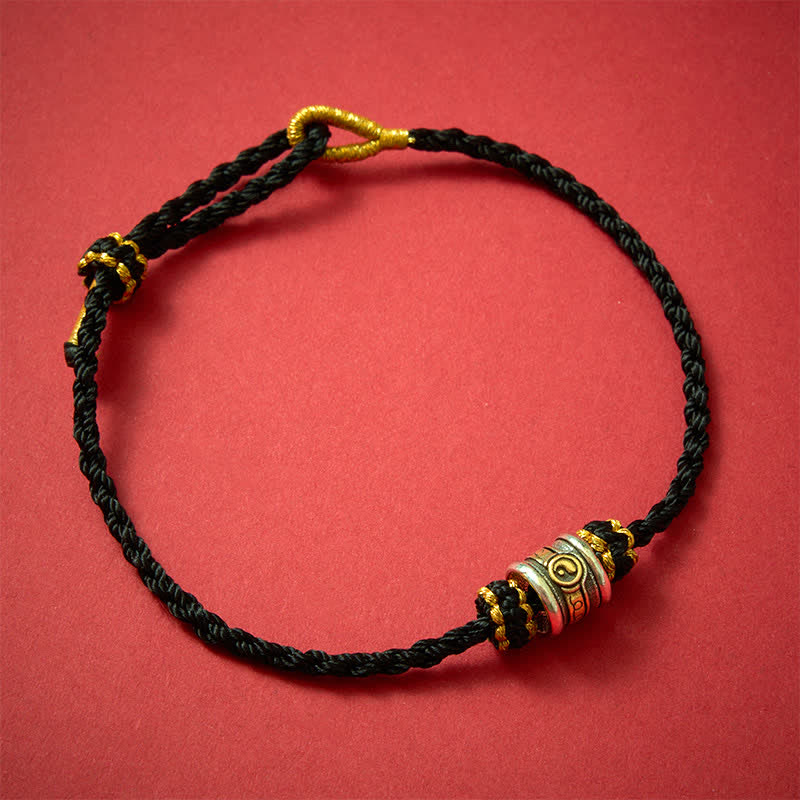 Copper Yin Yang Red String Harmony Bracelet