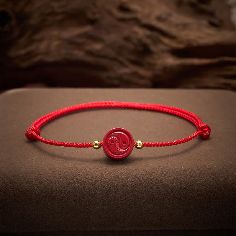 Yin Yang Red String Balance Bracelet