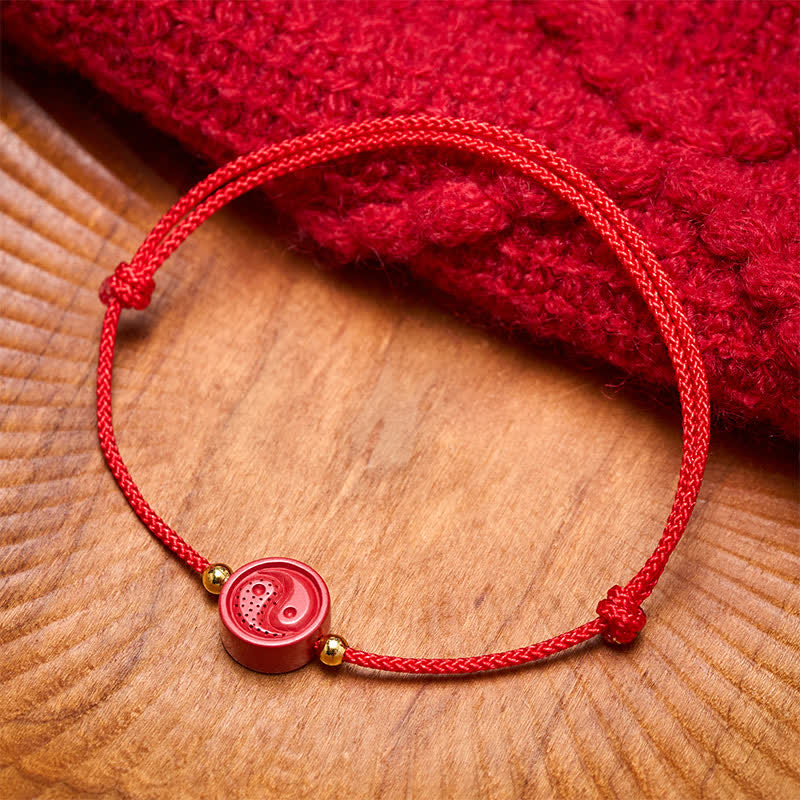Yin Yang Red String Balance Bracelet