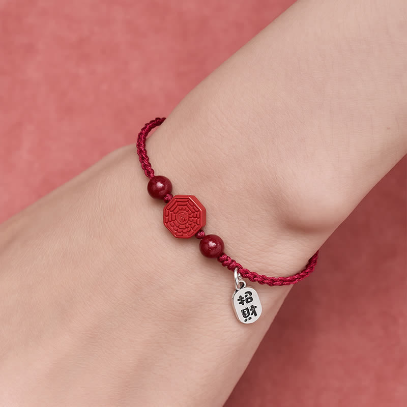 Bagua Red String Harmony Bracelet
