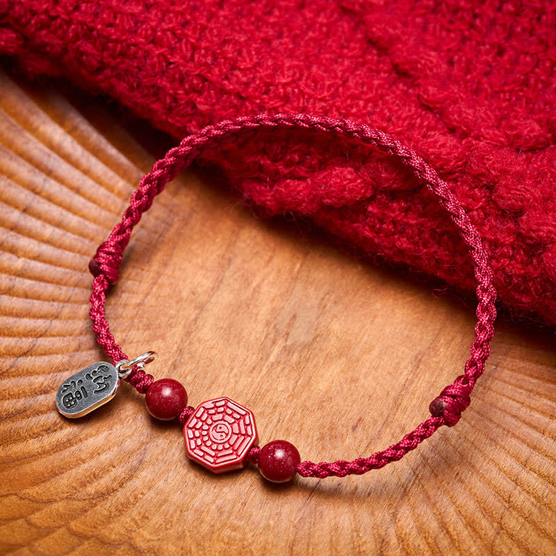 Bagua Red String Harmony Bracelet