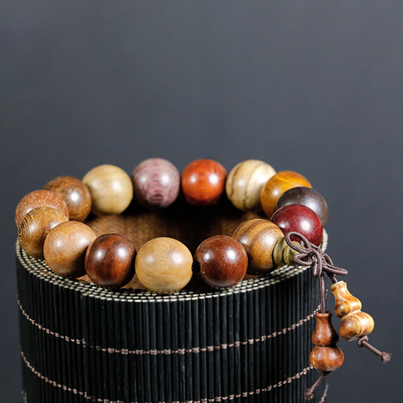 108 Beads Wenge Wood Mala Blessing Meditation Bracelet