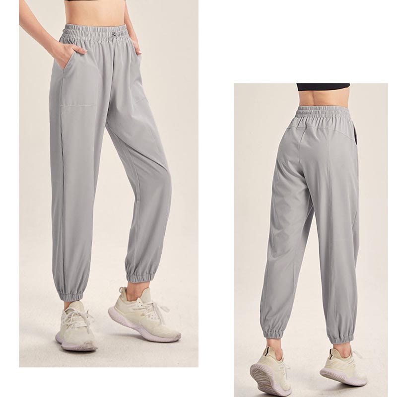 Fitness Yoga Sports Track Pants With Pockets