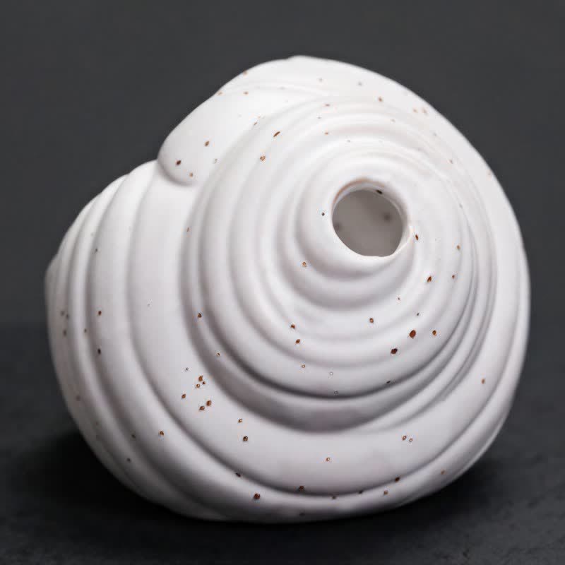 Ceramic Shankha Purification Conch Shell Incense Burners