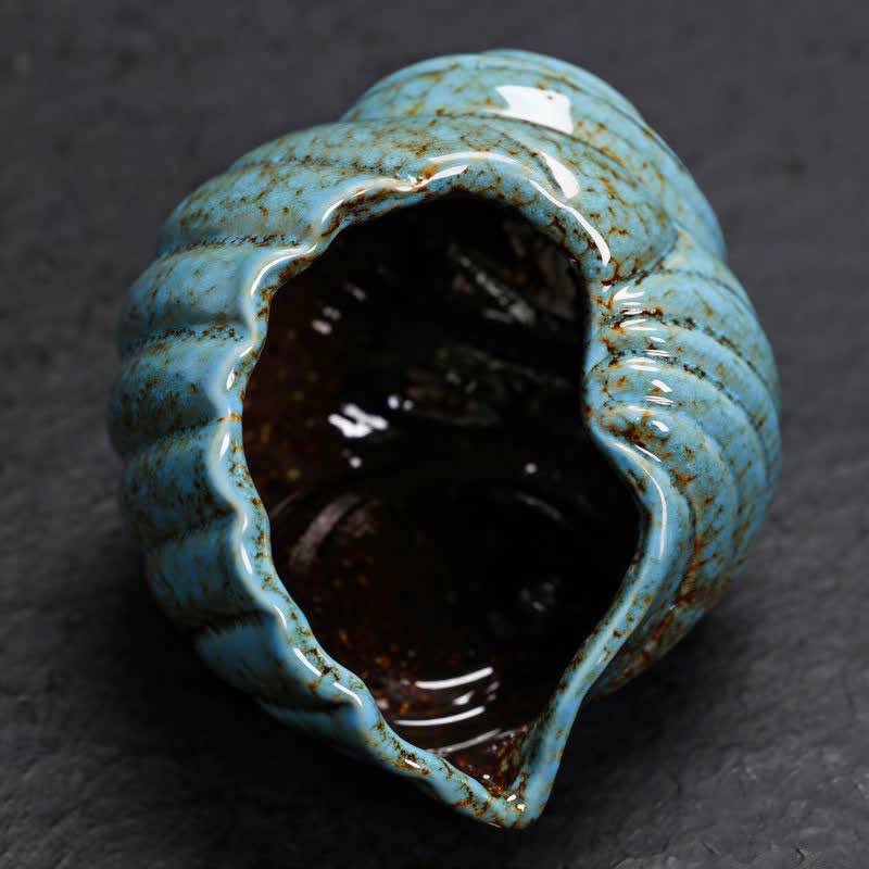 Ceramic Shankha Purification Conch Shell Incense Burners