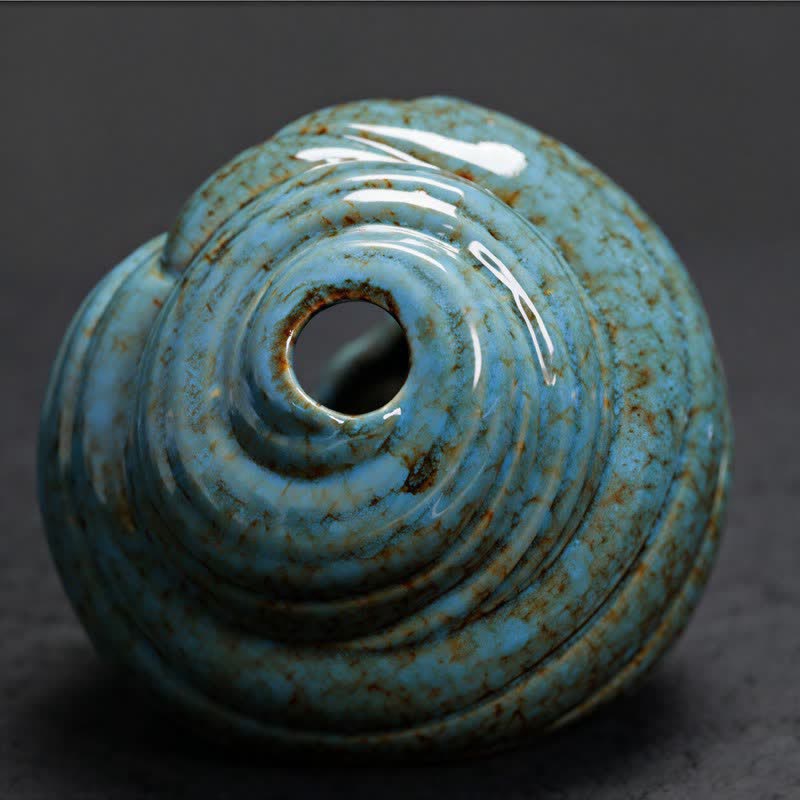 Ceramic Shankha Purification Conch Shell Incense Burners