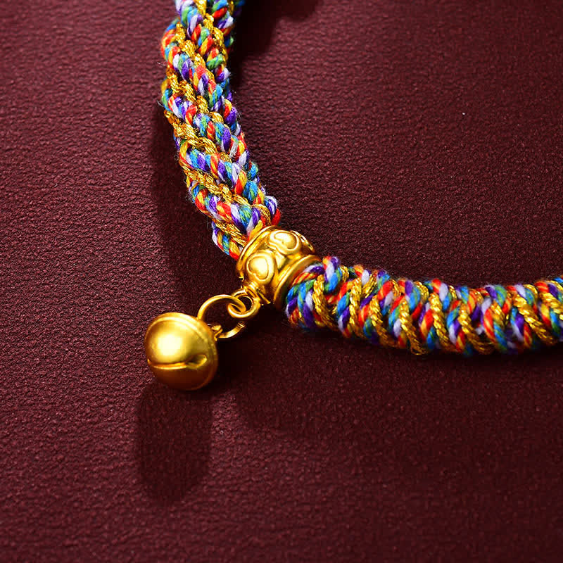 Tibetan Om Mani Padme Hum Red String Protection Bracelet