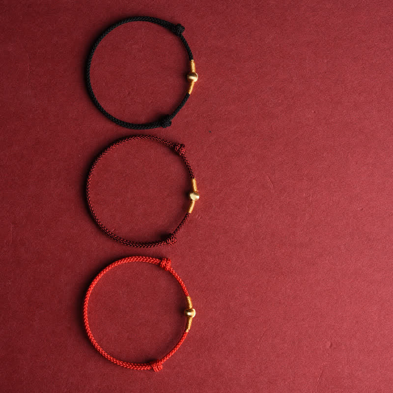 Red String Hand-Woven Protection Bracelet Anklet