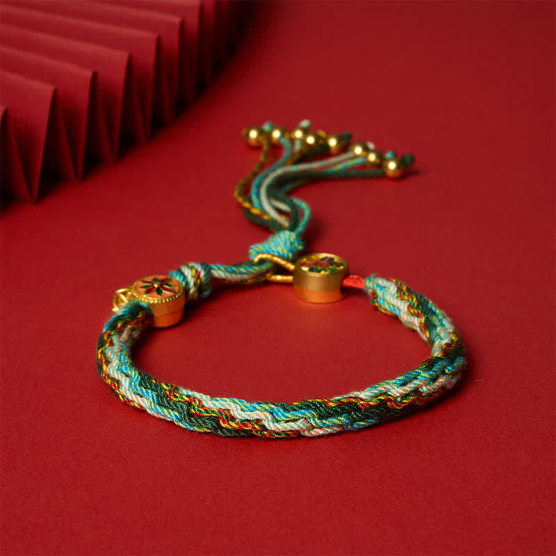 Ethnic-style Five-Color Red String Protection Bracelet