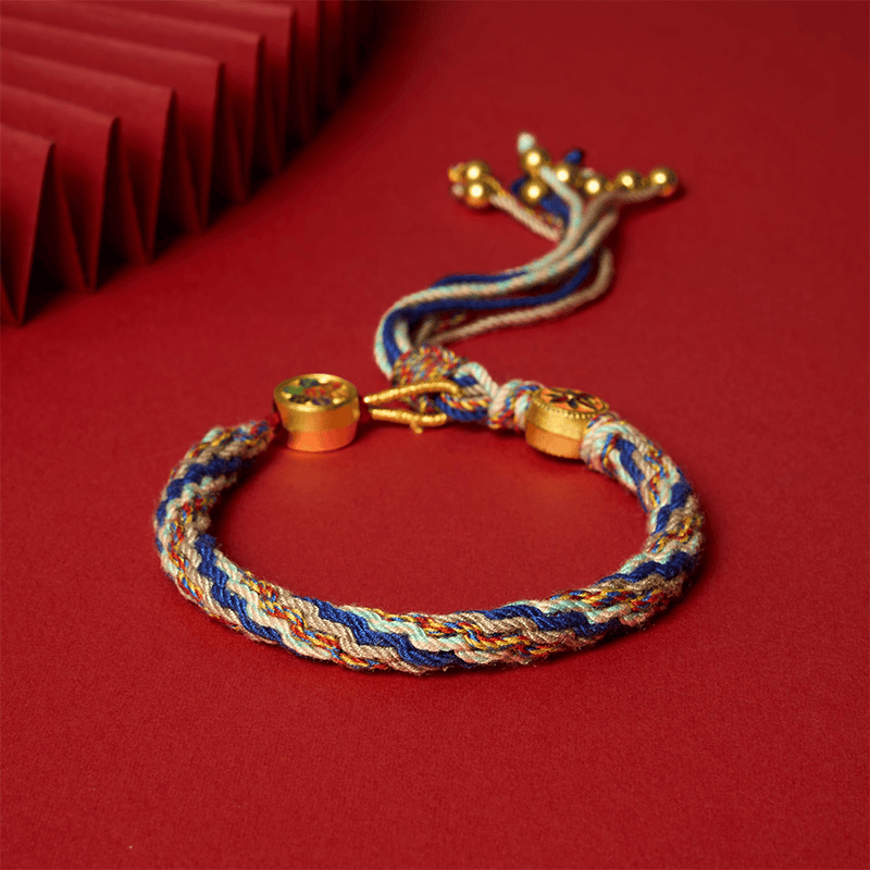 Ethnic-style Five-Color Red String Protection Bracelet