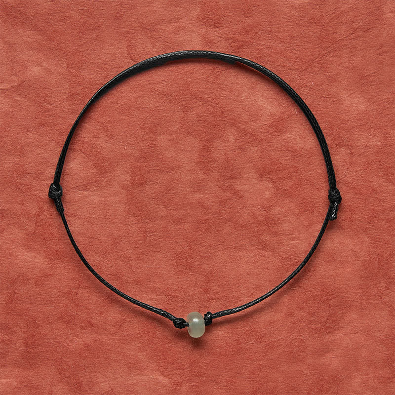 Minimalist Green Aventurine Protection Braided Red String Bracelet