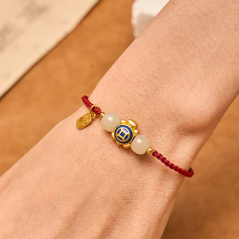 Turtle Red String Hand-Woven Strength Bracelet