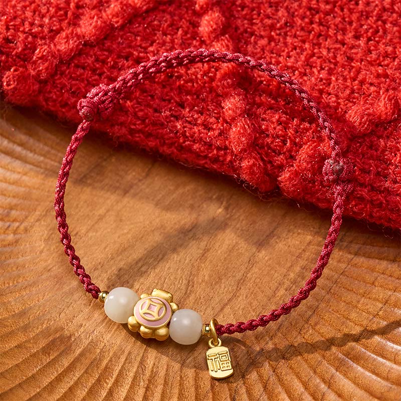 Turtle Red String Hand-Woven Strength Bracelet
