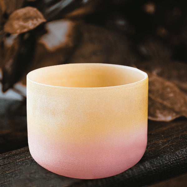 Tibetan Crystal Sound Bowl Meditation Handcrafted for and Support Singing Bowl