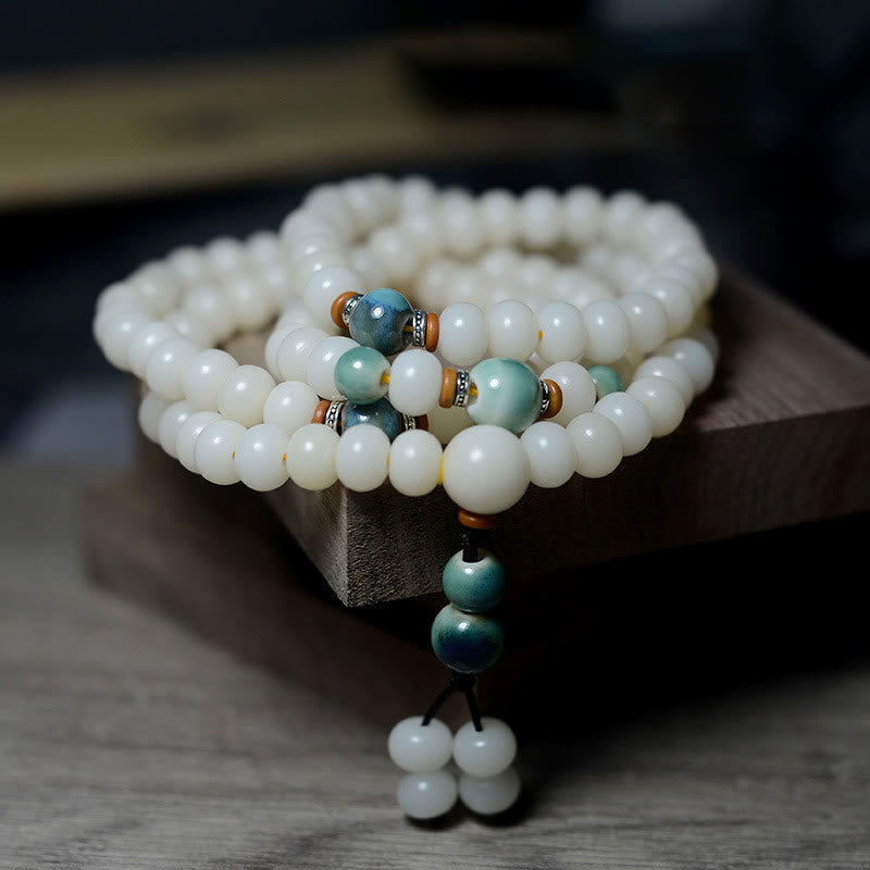 108 Mala Beads Bodhi Seed Keep Away Evil Spirits Calm Bracelet