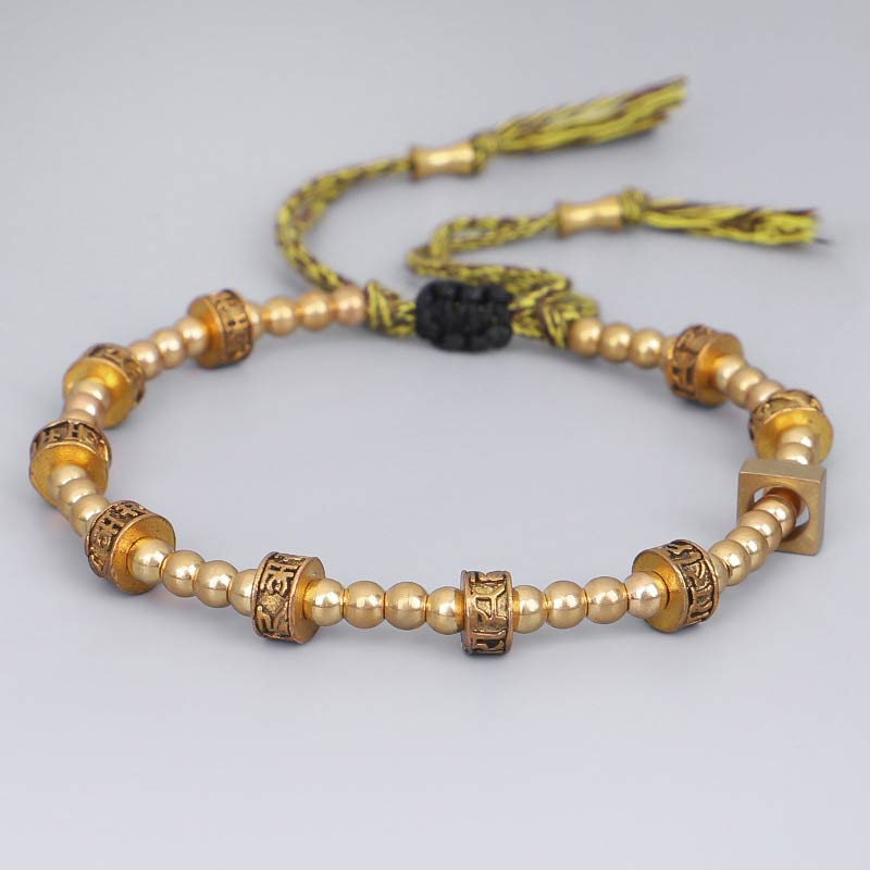 Tibetan Curse Six True Words Wealth Bracelet